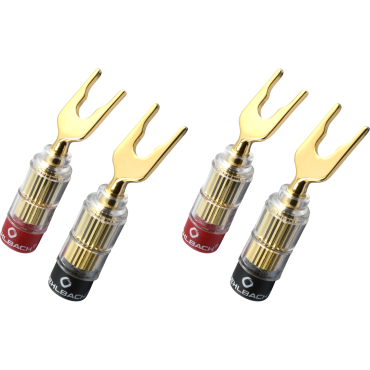 Oehlbach Solution Lug Cable lug connector for loudspeaker (4 Τεμάχια)