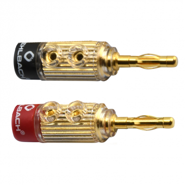 Fusion Banana High-end Banana Connector για Ηχεία 1.5 mm² to 6.0 mm² (4 Τεμάχια)