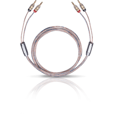 Oehlbach Twin Mix One Καλωδίωση  Ηχείων 2 x 3.0 mm² με διχάλες 4m (Τεμάχιο)