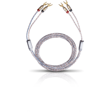 Oehlbach Twin Mix Two Καλωδίωση  Ηχείων 2 x 6.0 mm² με διχάλες 2m (Τεμάχιο)