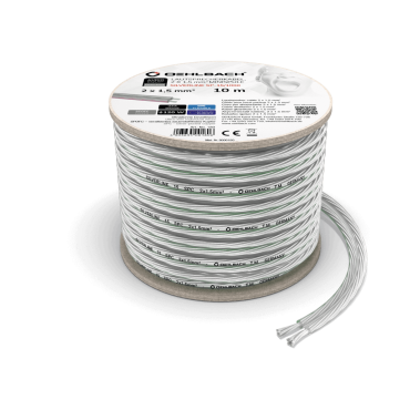 Oehlbach Silverline SP-15 Επαργυρωμένο  Καλώδιο Ηχείων 2 x 1.5 mm² 8m (Τεμάχιο)
