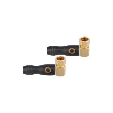 Oehlbach Transmission Shift F High quality F-connector male/male angled (2 Τεμάχια)