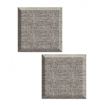 Audiodesigner S-Curve Ηχοαπορροφητικά Πάνελ 68x68x5 cm Coffee Grey (Ζεύγος)