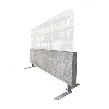 Audiodesigner SonicWave-80 Ηχοαπορροφητικό Πάνελ με PlexiGlass 36 x 134 x 7cm CoffeeGrey (Τεμάχιο)