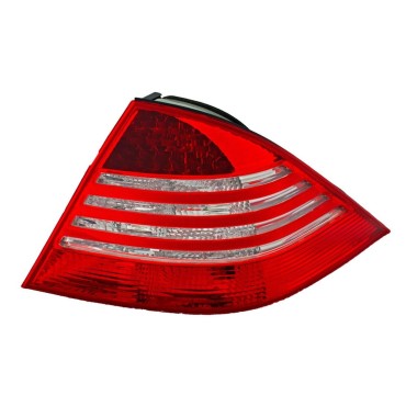 Πίσω φανάρια led για Mercedes W 220 S-Class (1998-2005) - chrome - σετ 2τμχ.