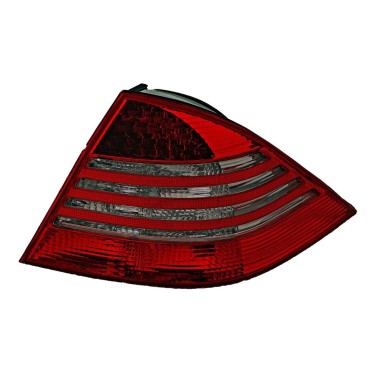 Πίσω φανάρια led για Mercedes W 220 S-Class (1998-2005) - φιμέ φλας - σετ 2τμχ.