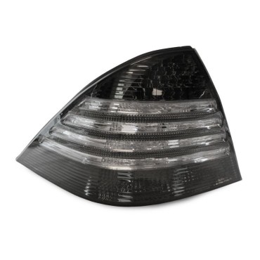 Πίσω φανάρια led για Mercedes W 220 S-Class (1998-2005) - μαύρα - σετ 2τμχ.