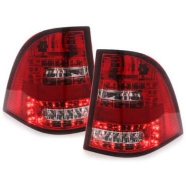 Πίσω φανάρια τύπου led για Mercedes ML W163  (1998-2006) - σετ 2τμχ.