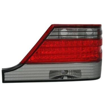 Πίσω φανάρια led Mercedes W140 (1991-1998) - φιμέ φλας - σετ 2τμχ.