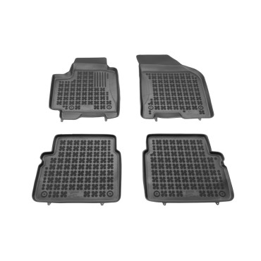 Λαστιχένια πατάκια Rezaw Plast για Chevrolet Aveo I (2003-2011) / Kalos (2004-2007) τύπου σκαφάκι - 4τμχ.