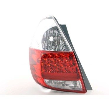 Πίσω φανάρια led για Honda Jazz (2002+) - σετ 2τμχ.
