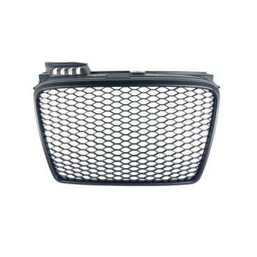 Μάσκα για χωρίς σήμα για Audi A4 B7 (2004-2007) - RS LOOK - μαύρη  ματ