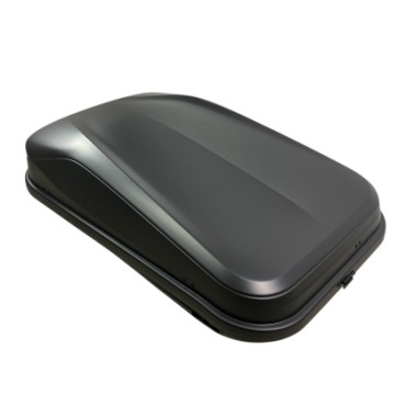 Μπαγκαζιέρα οροφής Junior Easy 145x94x40cm με μονόπλευρο άνοιγμα και κλειδί, 420 λίτρα - μαύρη