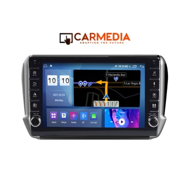 CARMEDIA CM20810B-13 KNOB TABLET 10'' OEM PEUGEOT 208-2008 2012-2020 CARMEDIA CM20810B-13 KNOB TABLET 10'' OEM PEUGEOT 208-2008 2012-2020