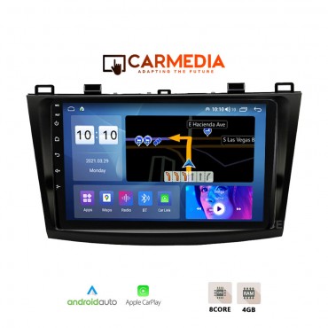 CARMEDIA CMDU409-3 TABLET 9'' OEM MAZDA 3 2009-2014 CARMEDIA CMDU409-3 TABLET 9'' OEM MAZDA 3 2009-2014