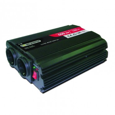 Power Inverter Αυτοκινήτου Από 12 Volt Σε 230 Volt 600/1200 Watt