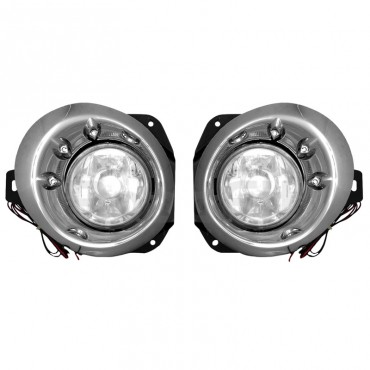 Προβολείς Ομίχλης Για Mitsubishi L-200 Triton 06+ Με 6 Led ΜΒ-436L 2 Τεμάχια