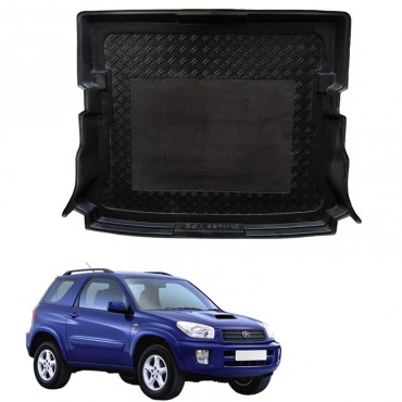Πατάκι Πορτ-Παγκάζ 3D Σκαφάκι Για Toyota Rav4 00-06 Κοντό Μαύρο 01-1468 PEX
