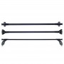 Μπάρες Οροφής Σιδερένιες CRUZ 921-102 Optima OS-125cm Μαύρες 2 Τεμάχια