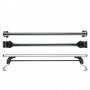 Μπάρες Οροφής Αλουμινίου CRUZ 924-014 Optima Alu T-118cm Ασημί 2 Τεμάχια