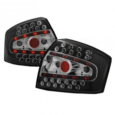 Πισινά Φανάρια Set Για Audi A4 B6 00-04 Led Μαύρα LH Group