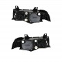 Μπροστινά Φανάρια Set Για Bmw 3 E36 90-99 Coupe / Cabrio ccfl Angel Eyes Χρωμίου H3/H1 Eagle Eyes