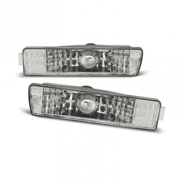 Μπροστινά Φλας Για Vw Golf 2 83-91 / Jetta 84-91 Χρώμιο 2 Τεμάχια KaTuning