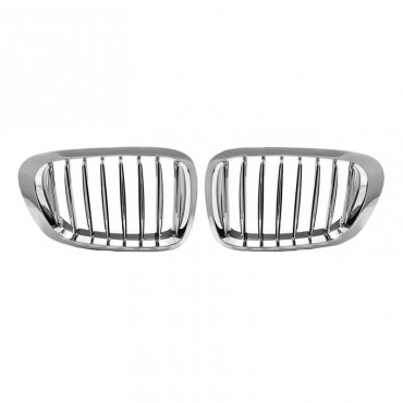 Καρδιές Μάσκας Για Bmw 3 E46 99-03 Coupe/Cabrio Χρωμίου 2 Τεμάχια