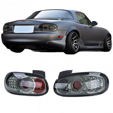 Πισινά Φανάρια Set Για Mazda MX5 98-05 Led Φιμέ Depo