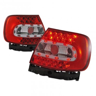 Πισινά Φανάρια Set Για Audi A4 B5 94-00 Led Κόκκινο/Crystal LH Group