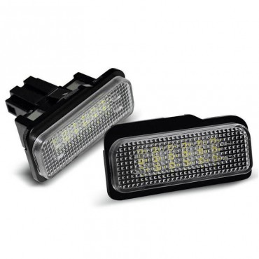 Led Φαναράκια Πινακίδας Για Mercedes-Benz E-Class W211, CLK W209, CLS W219, SLK R171, C-Class W203 Caravan Ζευγάρι 2 Τεμάχια