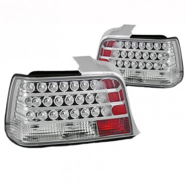 Πισινά Φανάρια Set Για Bmw 3 E36 Sedan 90-99 Led Χρωμίου KAtuning