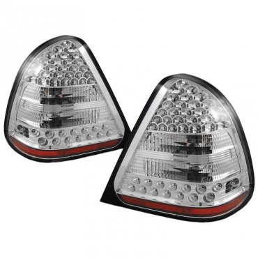 Πισινά Φανάρια Set Για Mercedes-Benz C-Class W202 93-00 Led Χρωμίου KAtuning