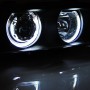 Μπροστινά Φανάρια Set Για Bmw 5 E39 95-03 ccfl Angel Eyes Μαύρα H7/H7 Με Μοτέρ Eagle Eyes