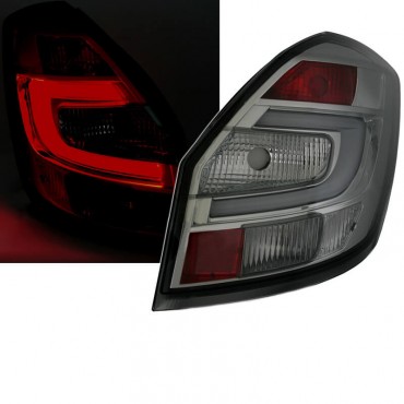 Πισινά Φανάρια Set Για Skoda Fabia 07-14 Led Bar Φιμέ Eagle Eyes