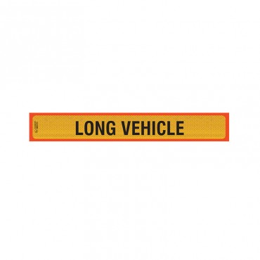 Αντανακλαστική Πινακίδα Αλουμινίου Long Vehicle 125 x 20cm Π.3M.102 1 Τεμάχιο