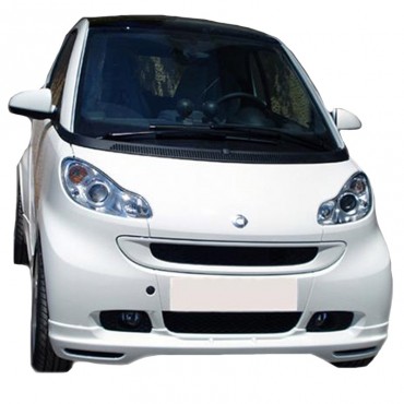 Μπροστινό Spoiler Για Smart Fortwo 451 07-12 Brabus Look Από Abs Πλαστικό 1 Τεμάχιο