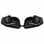 Μπροστινά Φανάρια Set Για Audi A3 8P 03-08 DRL Μαύρα H9 Με Μοτέρ Eagle Eyes