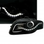 Μπροστινά Φανάρια Set Για Audi A4 B7 04-08 Μαύρα H9 Με Μοτέρ Eagle Eyes