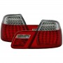 Πισινά Φανάρια Set Για Bmw 3 E46 Coupe Facelift 03-06 Led Κόκκινο/Crystal Eagle Eyes