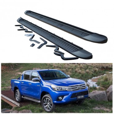 Πλαινά Σκαλοπάτια Για Toyota Hilux 15+ (REVO) Oem Look 2 Τεμάχια