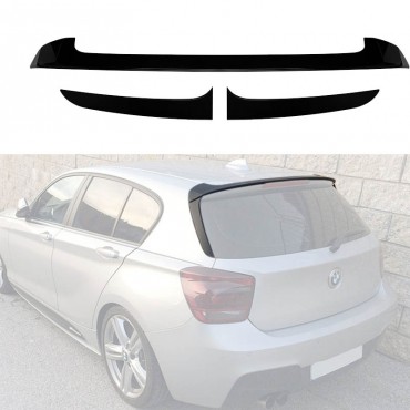 Αεροτομή Οροφής Για Bmw 1 F20 10-19 M-Sport Με Πλαινά 3 Τεμάχια Από Abs Πλαστικό