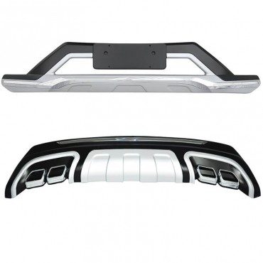 Skid Plates Προφυλακτήρων Body kit Για Εμπρός Και Πίσω Προφυλακτήρα Για Hyundai Tucson 2015-2019 2 Τεμάχια