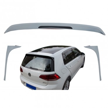 Αεροτομή Οροφής Για Vw Golf VII (7) 12-20 GTI Look 3 Τεμάχια Από Πλαστικό