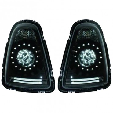 Πισινά Φανάρια Set Για Mini Cooper R56 06-10 Led Μαύρα