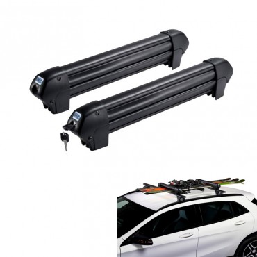 Μπάρες Βάσεις Σκι / Snowboard Cruz Ski Rack Dark 4 940-222 (4 Ζεύγη Σκι ή 2 Snowboards) 2 Τεμάχια