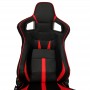 Κάθισμα Bucket RS Avalon Gaming Chair Δερματίνη Μαύρο Με Κόκκινες Ραφές Καπιτονέ 1 Τεμάχιο Carner 2046