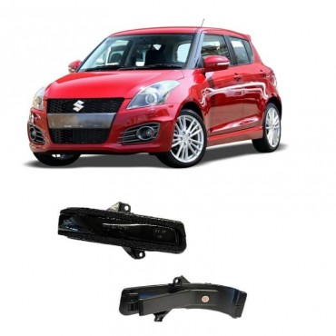 Φλας Καθρέπτη Για Suzuki Swift 11-17 Dynamic Led Φιμέ 2 Τεμάχια