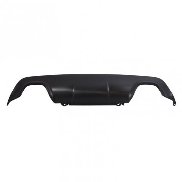 Diffuser Πίσω Προφυλακτήρα Για  Bmw 5 E60 03-11 M-Tech Με 2 Διπλές Τρύπες Εξάτμισης Αριστερά & Δεξιά Από Abs Πλαστικό 1 Τεμάχιο