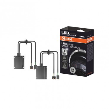 Αντίστασεις Canceller Canbus Για Led Με H7 Κούμπωμα Plug & Play 12Volt Osram LEDriving Smart Canbus LEDSC01-2HFB 2 Τεμάχια